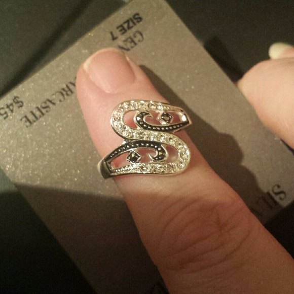 Ring women's genuine marcasite - Picture 6 of 8